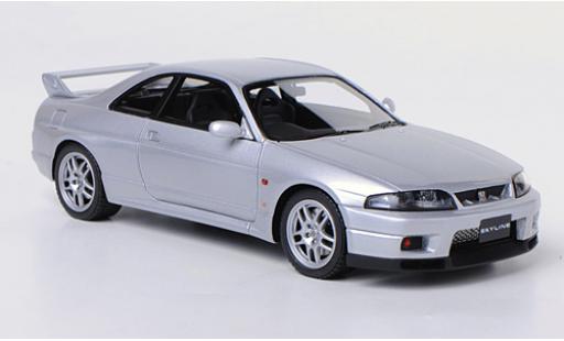 Diecast model cars Nissan Skyline 1/43 HPI MIrage GT-R V-Spec (R33) grey RHD 1995 Nissan Skyline 1/43 HPI MIrage GT-R V-Spec (R33) grey RHD 1995 diecast model cars