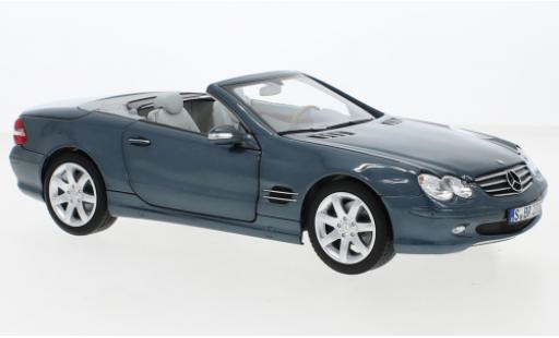 Diecast model cars Mercedes Classe SL 1/18 SpecialC SL 500 (R230) metallise blue 2001 Mercedes Classe SL 1/18 SpecialC SL 500 (R230) metallise blue 2001 diecast model cars