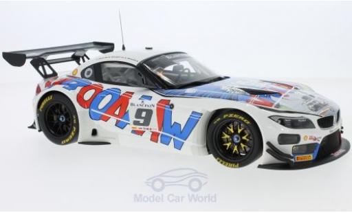 Bmw Z4 1/18 Bmw GT3 No.9 Michel Vaillart Blancpain Endurance 24h Spa 2015 A.Zanardi/B.Spengler/T.Glock diecast model cars