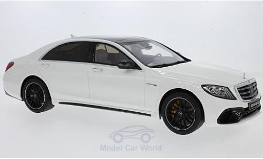 Diecast model cars Mercedes Classe S 1/18 GT Spirit AMG S 63 Mopf Lang white Mercedes Classe S 1/18 GT Spirit AMG S 63 Mopf Lang white diecast model cars