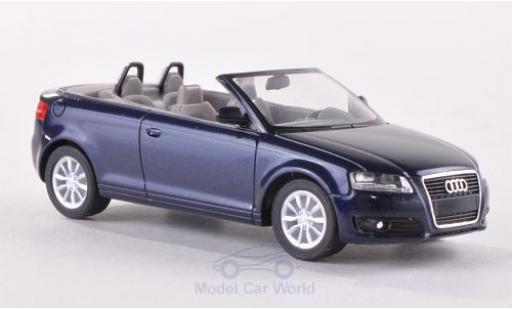 Diecast model cars Audi A3 1/87 Herpa Cabriolet (8P) metallic blue 2008 es Interieur Audi A3 1/87 Herpa Cabriolet (8P) metallic blue 2008 es Interieur diecast model cars