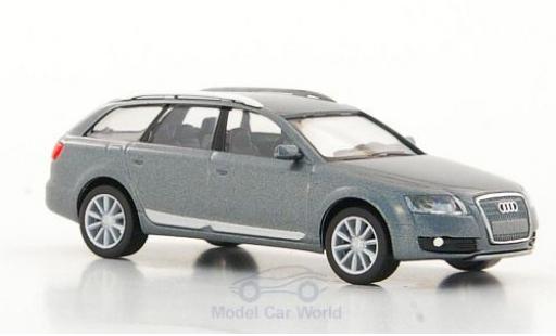 Diecast model cars Audi A6 1/87 Herpa Allroad quattro metallic grey 2006 Audi A6 1/87 Herpa Allroad quattro metallic grey 2006 diecast model cars