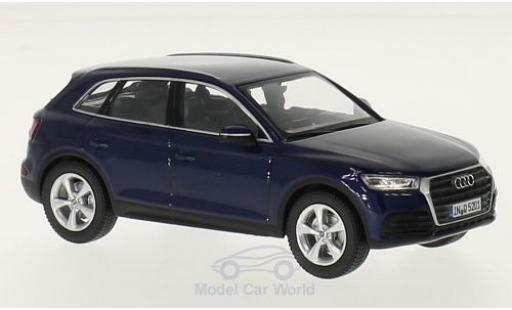 Audi Q5 1/43 iScale blue 2016 diecast model cars