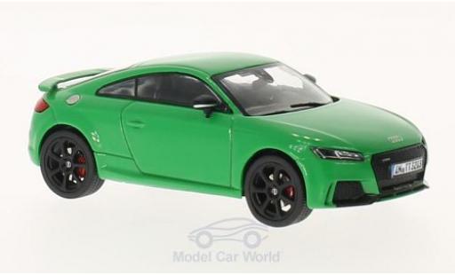 Diecast model cars Audi TT RS 1/43 iScale RS green 2017 Audi TT RS 1/43 iScale RS green 2017 diecast model cars