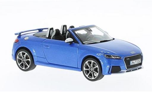Diecast model cars Audi TT 1/43 iScale RS Roadster metallic blue 2017 Audi TT 1/43 iScale RS Roadster metallic blue 2017 diecast model cars