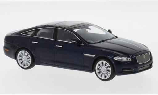 Diecast model cars Jaguar XJ 1/43 IXO (X351) metallic blue RHD 2009 Jaguar XJ 1/43 IXO (X351) metallic blue RHD 2009 diecast model cars