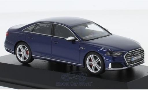 Audi S8 1/43 Jadi metallic blue 2019 diecast model cars