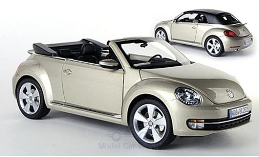 Diecast model cars Volkswagen Beetle 1/18 Kyosho Cabriolet metallic beige 2013 Softtop liegt bei ohne Vitrine Volkswagen Beetle 1/18 Kyosho Cabriolet metallic beige 2013 Softtop liegt bei ohne Vitrine diecast model cars