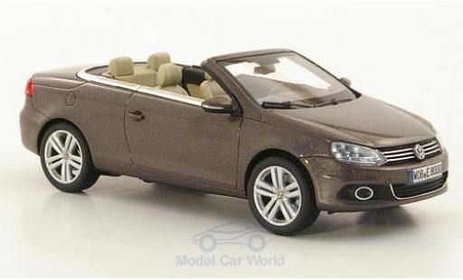 Diecast model cars Volkswagen Eos 1/43 Kyosho metallic brown 2011 Volkswagen Eos 1/43 Kyosho metallic brown 2011 diecast model cars