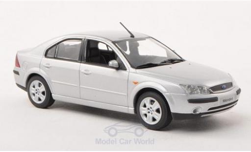 Diecast model cars Ford Mondeo 1/43 Minichamps MKIII grey 2001 Stufenheck Ford Mondeo 1/43 Minichamps MKIII grey 2001 Stufenheck diecast model cars