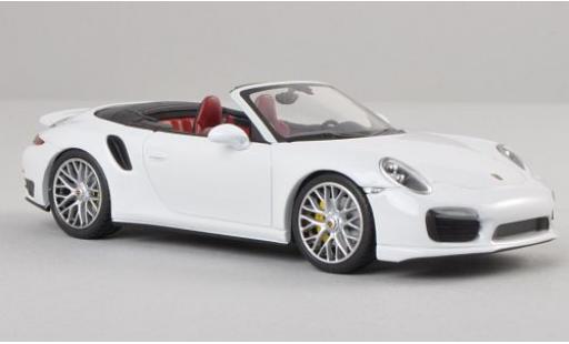 Diecast model cars Porsche 991 Turbo S 1/43 Minichamps 911 cabriolet  white 2013 Porsche 991 Turbo S 1/43 Minichamps 911 cabriolet  white 2013 diecast model cars