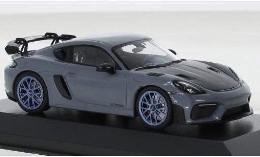 Diecast model cars Porsche Cayman GT4 1/43 Minichamps RS grey 2022 Porsche Cayman GT4 1/43 Minichamps RS grey 2022 diecast model cars