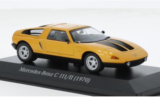 Mercedes C111 1/43 I Minichamps / II orange 1969 1:43 diecast model cars