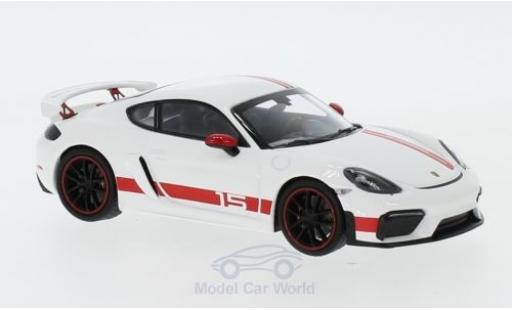 Diecast model cars Porsche Cayman 1/43 Minichamps 718 GT4 Sports Cup Edition white/red 2019 Porsche Cayman 1/43 Minichamps 718 GT4 Sports Cup Edition white/red 2019 diecast model cars