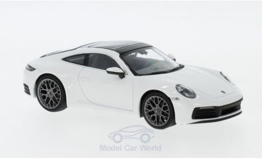 Diecast model cars Porsche 992 1/43 Minichamps 911 () Carrera 4 white 2019 Porsche 992 1/43 Minichamps 911 () Carrera 4 white 2019 diecast model cars