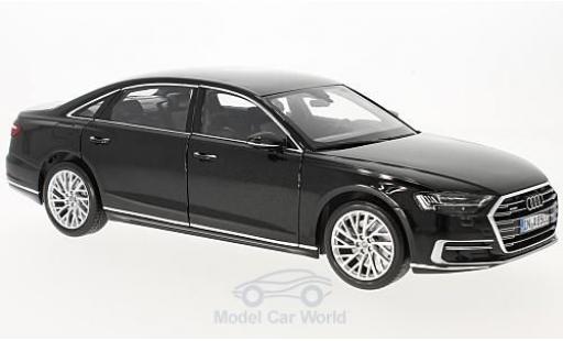 Audi A8 1/18 Norev L metallic black 2017 diecast model cars