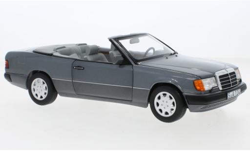 Diecast model cars Mercedes 300 1/18 Norev CE-24 Cabriolet (A124) metallise grey 1991 Mercedes 300 1/18 Norev CE-24 Cabriolet (A124) metallise grey 1991 diecast model cars