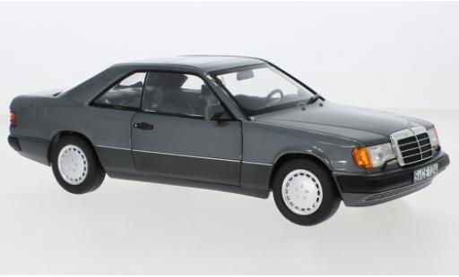 Mercedes Classe E 1/18 Norev 300 CE-24 Coupe (C124) metallise grey 1988 diecast model cars