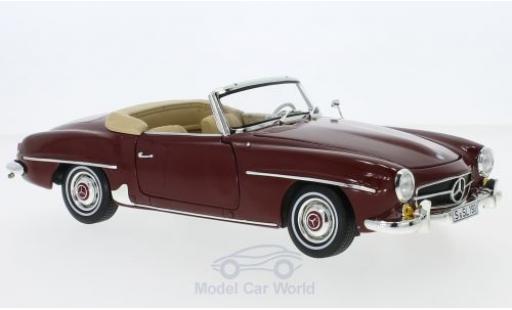 Diecast model cars Mercedes 190 SL 1/18 Norev SL (W 121) red 1955 SoftTop liegt ein Mercedes 190 SL 1/18 Norev SL (W 121) red 1955 SoftTop liegt ein diecast model cars