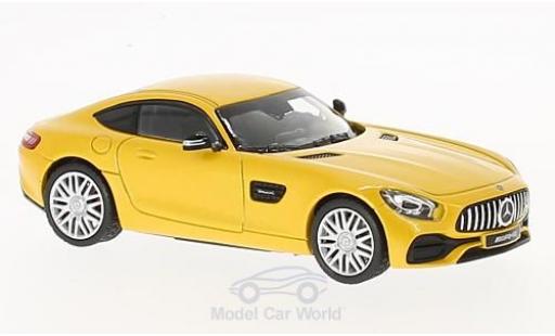 Diecast model cars Mercedes AMG GT 1/43 Norev Coupe metallic yellow Mercedes AMG GT 1/43 Norev Coupe metallic yellow diecast model cars