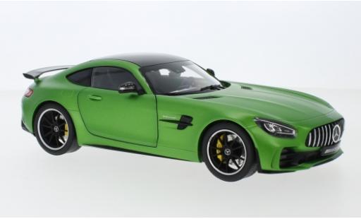 Mercedes AMG GT 1/18 Norev R (C190) matt-green/carbon diecast model cars
