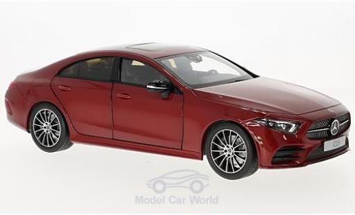 Diecast model cars Mercedes CLS 1/18 Norev Coupe (C257) metallic red 2018 Mercedes CLS 1/18 Norev Coupe (C257) metallic red 2018 diecast model cars
