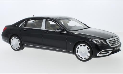Mercedes Classe S 1/18 Norev Maybach S 650 (X222) metallic black diecast model cars