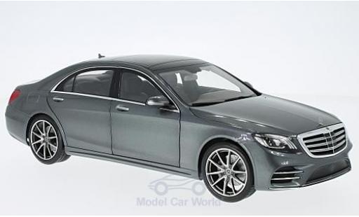 Diecast model cars Mercedes Classe S 1/18 Norev V222 Mopf metallic grey 2017 Mercedes Classe S 1/18 Norev V222 Mopf metallic grey 2017 diecast model cars