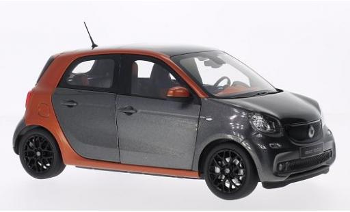 Diecast model cars Smart ForFour 1/18 Norev Forfour metallic orange/metallic grey 2014 Smart ForFour 1/18 Norev Forfour metallic orange/metallic grey 2014 diecast model cars