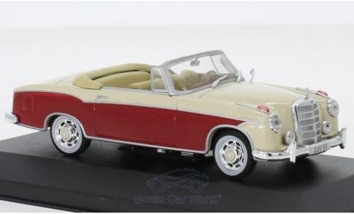 Diecast model cars Mercedes 220 1/43 Pct SE (W128) Cabriolet red/beige 1958 Mercedes 220 1/43 Pct SE (W128) Cabriolet red/beige 1958 diecast model cars