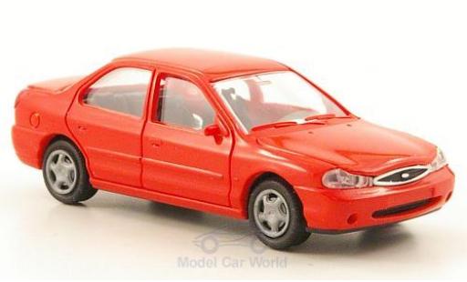 Diecast model cars Ford Mondeo 1/87 Rietze MKII Stufenheck red 1996 ohne Vitrine Ford Mondeo 1/87 Rietze MKII Stufenheck red 1996 ohne Vitrine diecast model cars