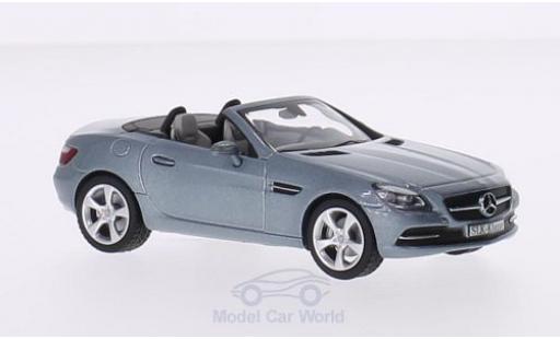 Mercedes Classe SLK 1/43 Schuco SLK-Klasse (R172) metallic grey 2011 diecast model cars