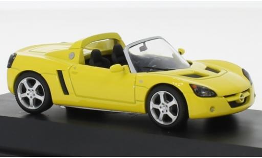 Opel Speedster 1/43 Schuco yellow diecast model cars