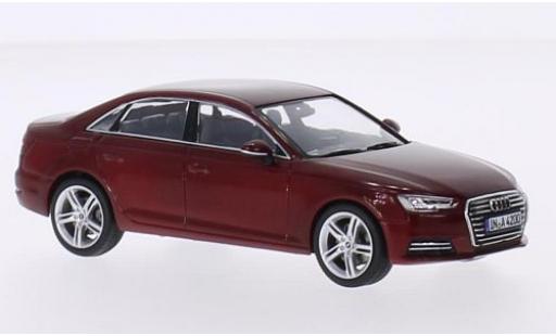 Diecast model cars Audi A4 1/43 Spark (B9) metallic red 2015 Audi A4 1/43 Spark (B9) metallic red 2015 diecast model cars