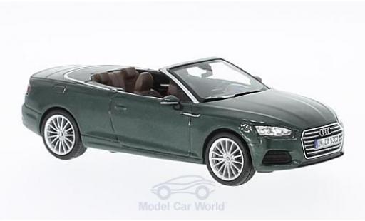 Diecast model cars Audi A5 1/43 Spark Cabriolet metallic green 2016 Audi A5 1/43 Spark Cabriolet metallic green 2016 diecast model cars