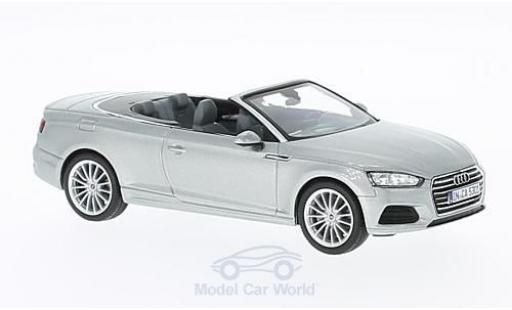 Diecast model cars Audi A5 1/43 Spark Cabriolet grey 2016 Audi A5 1/43 Spark Cabriolet grey 2016 diecast model cars