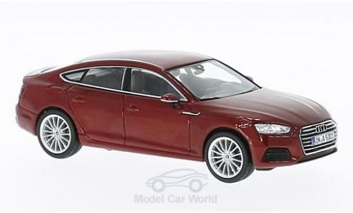 Diecast model cars Audi A5 1/43 Spark Sportback metallic red 2016 Audi A5 1/43 Spark Sportback metallic red 2016 diecast model cars