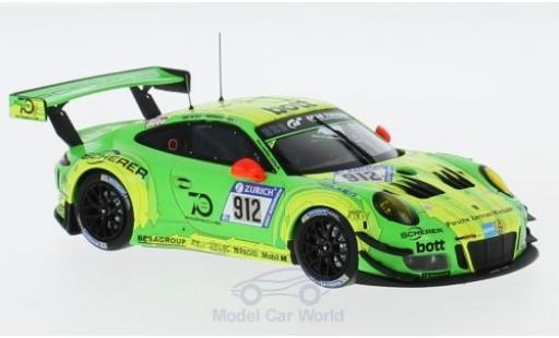 Diecast model cars Porsche 991 GT3 R 1/43 Spark 911 () GT3 R No.912 Manthey Racing 24h Nürburgring 2018 R.Lietz/F.Makowiecki/P.Pilet/N.Tandy Porsche 991 GT3 R 1/43 Spark 911 () GT3 R No.912 Manthey Racing 24h Nürburgring 2018 R.Lietz/F.Makowiecki/P.Pilet/N.Tandy diecast model cars