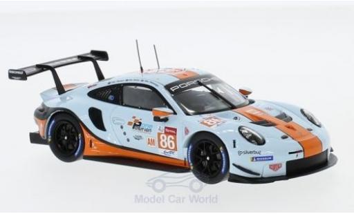 Diecast model cars Porsche 991 RSR 1/43 Spark 911 ( II) RSR No.86 Gulf Racing Gulf WEC 2018 M.Wainwright/B.Barker/A.Davison Porsche 991 RSR 1/43 Spark 911 ( II) RSR No.86 Gulf Racing Gulf WEC 2018 M.Wainwright/B.Barker/A.Davison diecast model cars