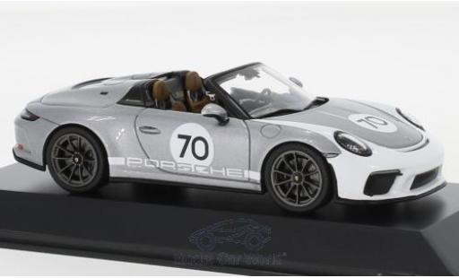 Diecast model cars Porsche 992 Speedster 1/43 Spark 911 (991 II) Speedster grey/white 2019 #70 Heritage Design Package Porsche 992 Speedster 1/43 Spark 911 (991 II) Speedster grey/white 2019 #70 Heritage Design Package diecast model cars