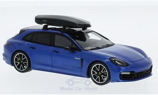 Diecast model cars Porsche Panamera e-hybrid 1/43 Spark 4 E-Hybrid Sport Turismo metallic blue mit Dachbox Porsche Panamera e-hybrid 1/43 Spark 4 E-Hybrid Sport Turismo metallic blue mit Dachbox diecast model cars