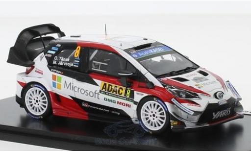 Diecast model cars Toyota Yaris 1/43 Spark WRC No.8 Gazoo Racing Rallye WM Rallye Deutschland 2018 O.Tänak/M.Jarveoja Toyota Yaris 1/43 Spark WRC No.8 Gazoo Racing Rallye WM Rallye Deutschland 2018 O.Tänak/M.Jarveoja diecast model cars