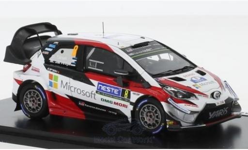 Diecast model cars Toyota Yaris 1/43 Spark WRC No.8 Gazoo Racing Rallye WM Rallye Finnland 2018 O.Tänak/M.Jarveoja Toyota Yaris 1/43 Spark WRC No.8 Gazoo Racing Rallye WM Rallye Finnland 2018 O.Tänak/M.Jarveoja diecast model cars