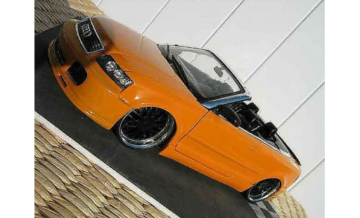 Audi A4 cabriolet 1/18 Welly turbo tuning orange kit techart jantes bbs diecast model cars