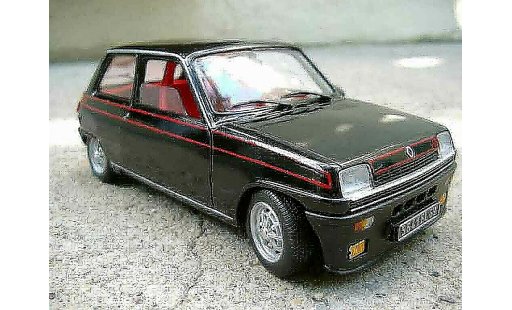 Renault 5 Alpine 1/18 Solido turbo black diecast model cars
