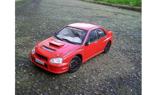 Subaru Impreza WRX 1/18 Solido 2005 red jdm diecast model cars