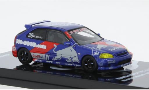 Diecast model cars Honda Civic 1/64 INNO64 Type R (EK9) RHD No.39 No bon Racing Red Bull Honda Civic 1/64 INNO64 Type R (EK9) RHD No.39 No bon Racing Red Bull diecast model cars