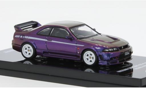 Diecast model cars Nissan Skyline 1/64 INNO64 GT-R (R33) Nismo 400 R metallise violett RHD Nissan Skyline 1/64 INNO64 GT-R (R33) Nismo 400 R metallise violett RHD diecast model cars