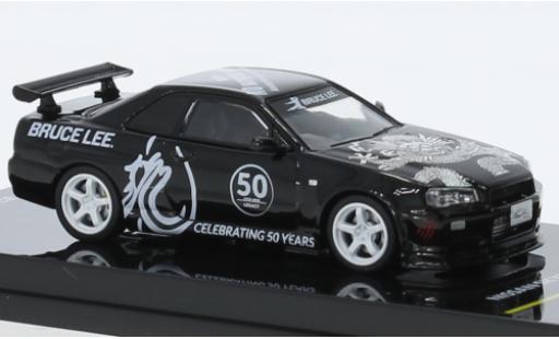 Diecast model cars Nissan Skyline 1/64 INNO64 GT-R (R34) black RHD Nissan Skyline 1/64 INNO64 GT-R (R34) black RHD diecast model cars