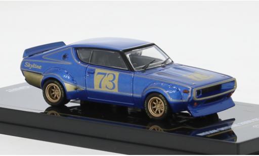 Diecast model cars Nissan Skyline 1/64 INNO64 2000 GT-R (KPGC110) blau/gold 1972 1:64 Nissan Skyline 1/64 INNO64 2000 GT-R (KPGC110) blau/gold 1972 1:64 diecast model cars